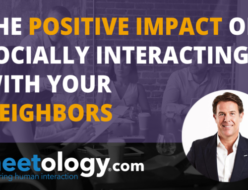 The Positive Impact of Socially Interacting with your Neighbours